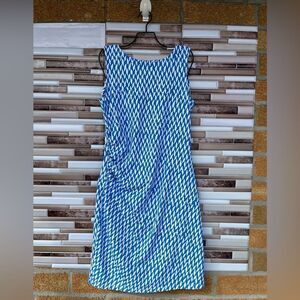 J. Mclaughlin Sleeveless  Side Ruched Dress medium